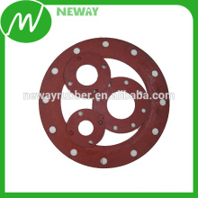 Red Color Custom Made Mold Silicone Gasket Flange